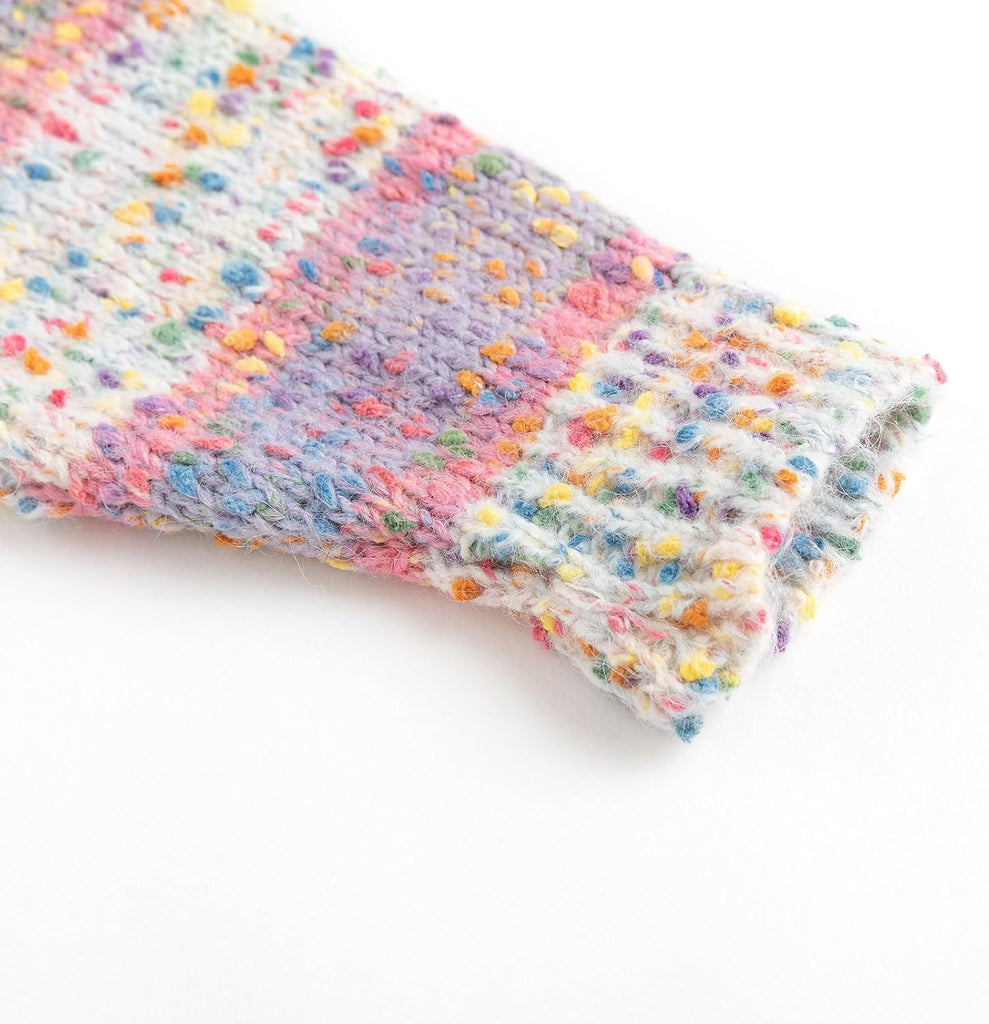 Toddler Girls Knit Cardigan,Long Sleeve Sweater