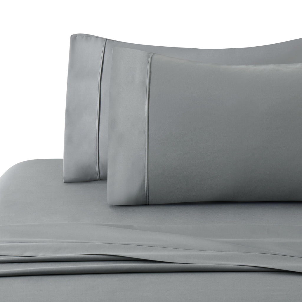 600 Thread Count Ultra Soft Deep Pocket Hotel Standard Solid Bedding Long Staple Percale Cotton All Season 4 Pieces