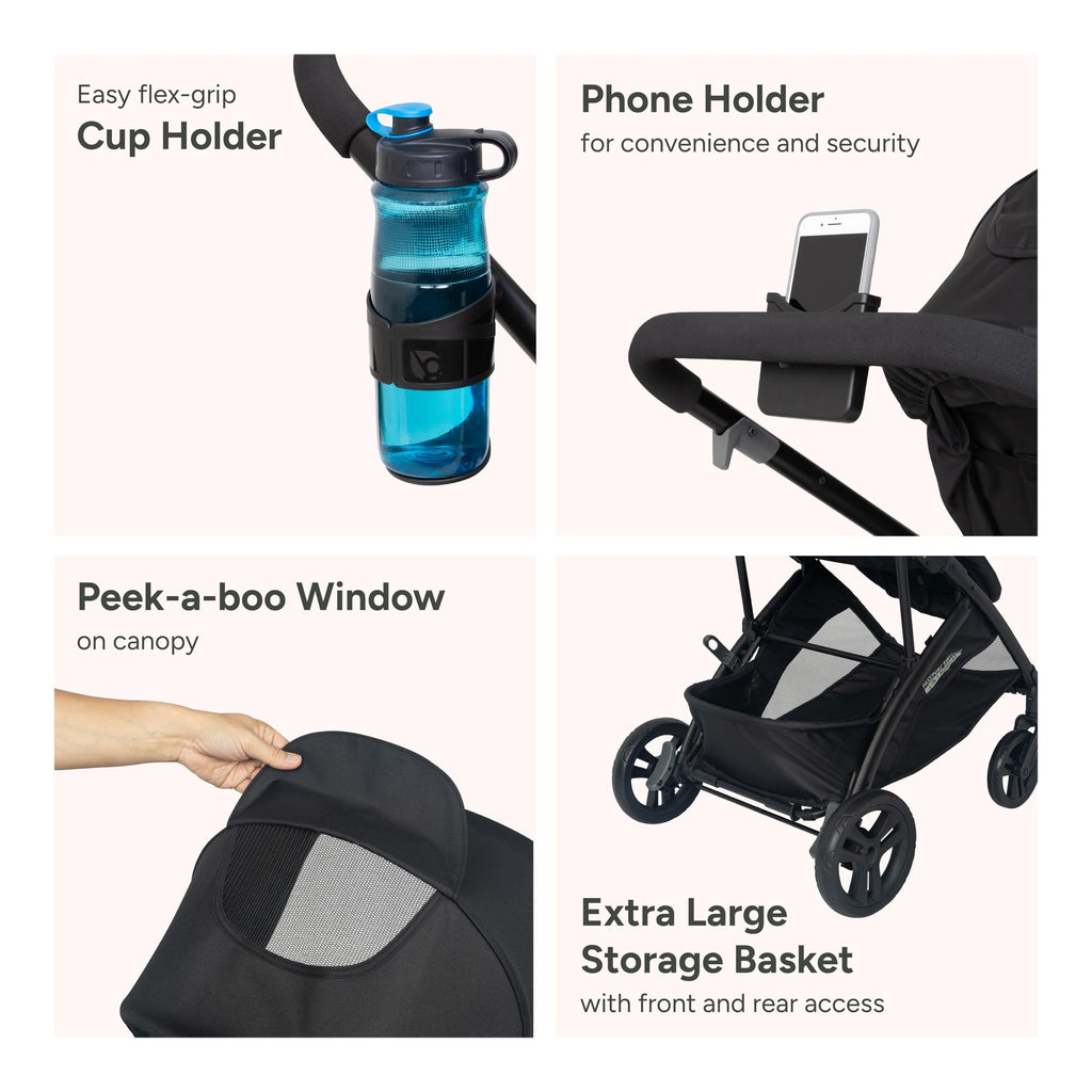 Baby Trend Passport Switch 6-in-1 Modular Travel System, Dash Cocoa