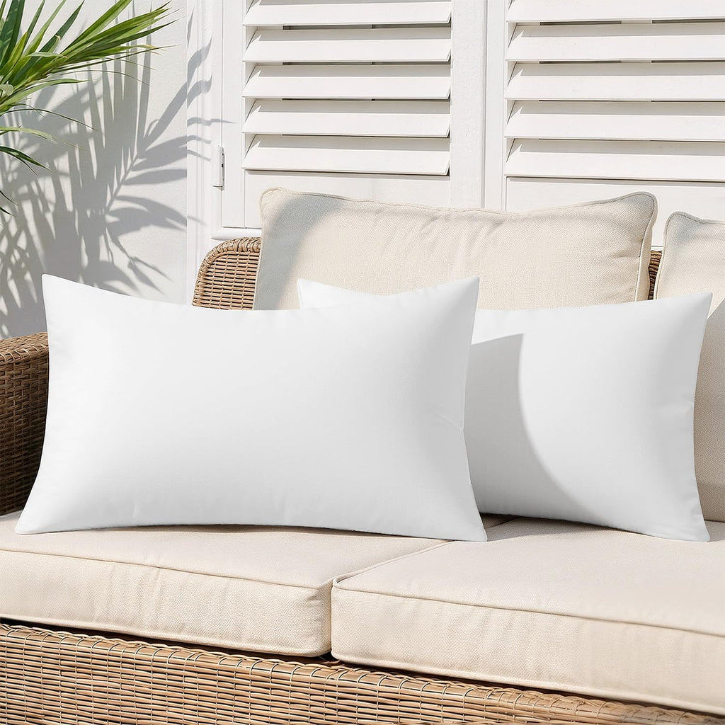 Outdoor Pillow Inserts 12x20 - Set of 2