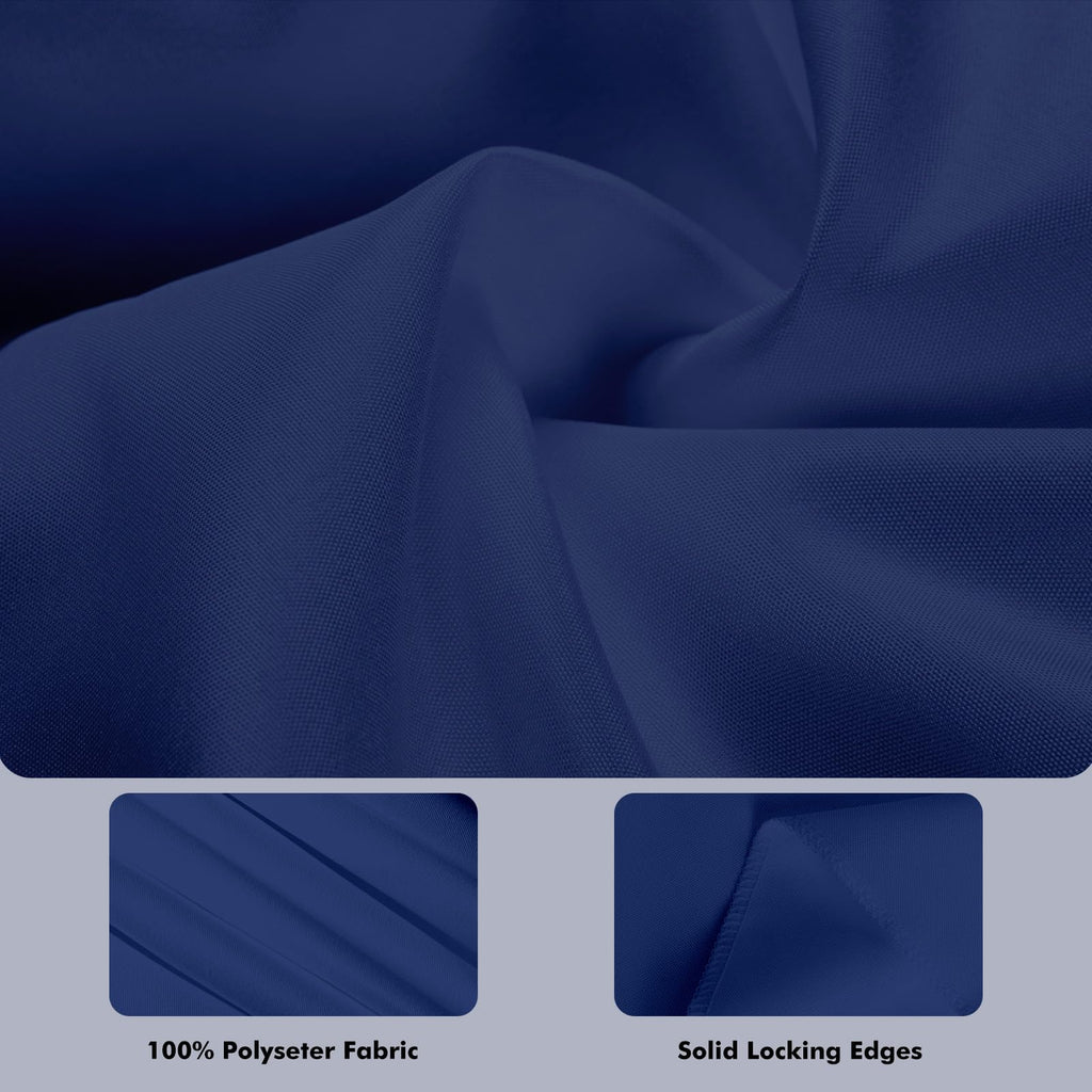 3 Pack 60 x 102 Inch Tablecloths Rectangle Navy Blue Table Cover