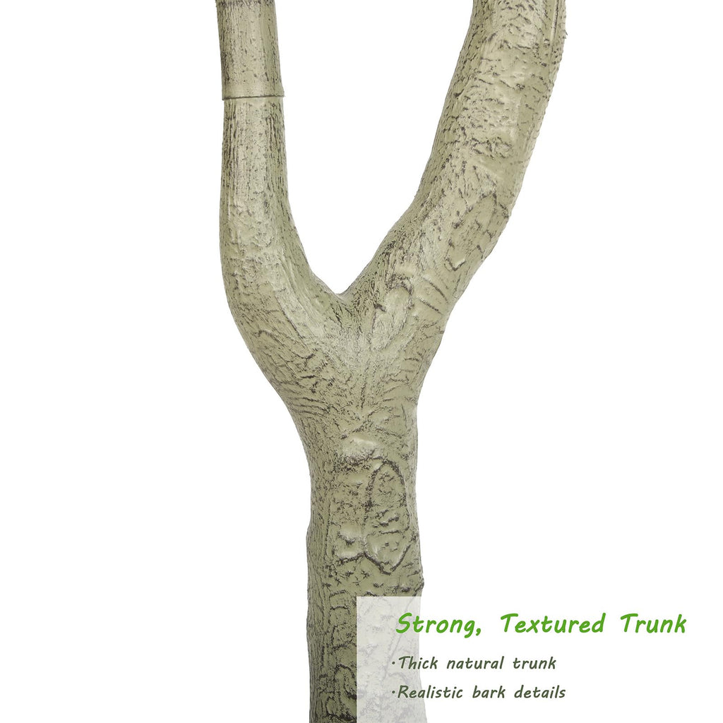 Majestic Faux Olive Tree 10ft - Artificial Olive Tree Indoor & Outdoor with Lifelike Leaves & Textured Branches