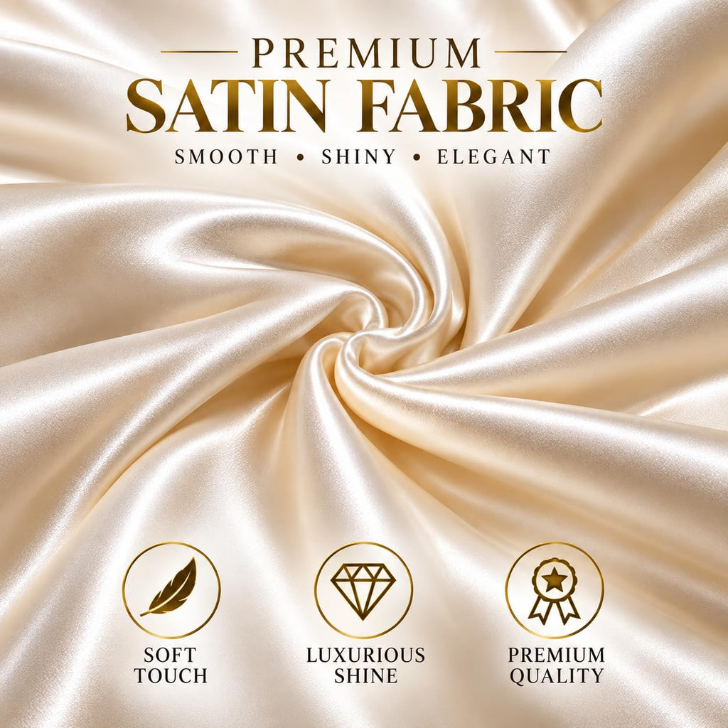 Satin Fabric 44 Inch X 10 Yard, Purple
