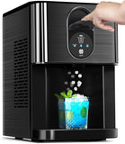 Countertop Nugget Ice Maker, 44lbs/24H Nugget Ice Machine Countertop, Chewable Pellet Ice Maker Machine with Ice