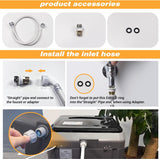 Portable Washing Machine 17.7lbs Full-Automatic Compact Washing Machine for Apartment, 10 Wash Program Small Washer