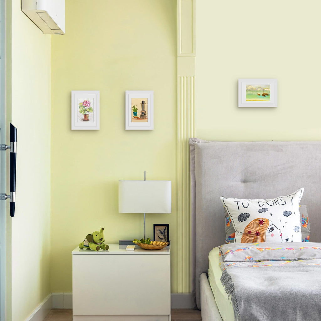 4x6 Picture Frame Set of 12, Modern Gallery Wall Frames, White