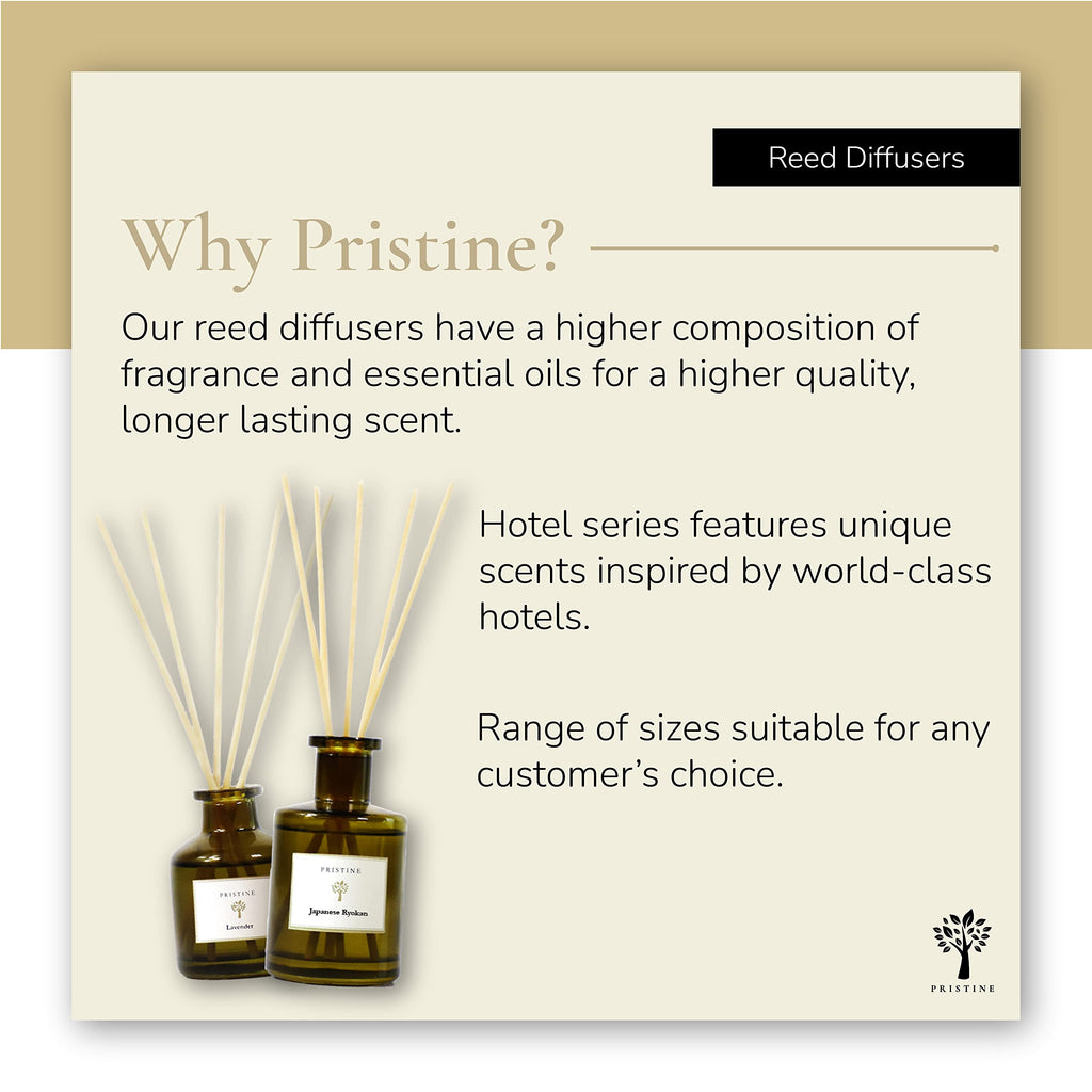 Lemongrass Reed Diffusers | Fresh Lemongrass & Citronella Room Fragrance, Oil & Room Diffusers with Reeds Stick