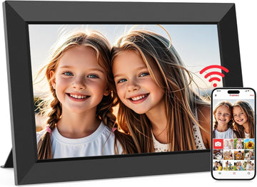 32GB FRAMEO 10.1 Inch Smart WiFi Digital Picture Frame 1280x800 IPS Touch Screen, Auto-Rotate Portrait and Landscape
