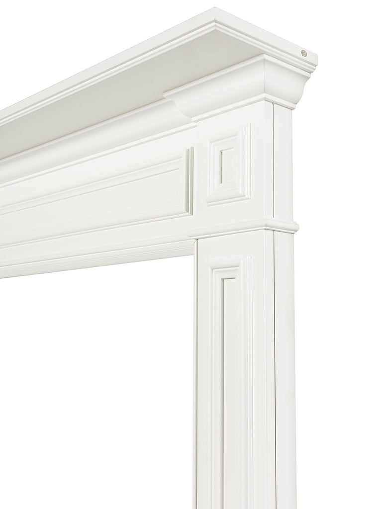 525-48 Mike Fireplace Mantel Surround MDF, 48-Inch, White 48 Inch