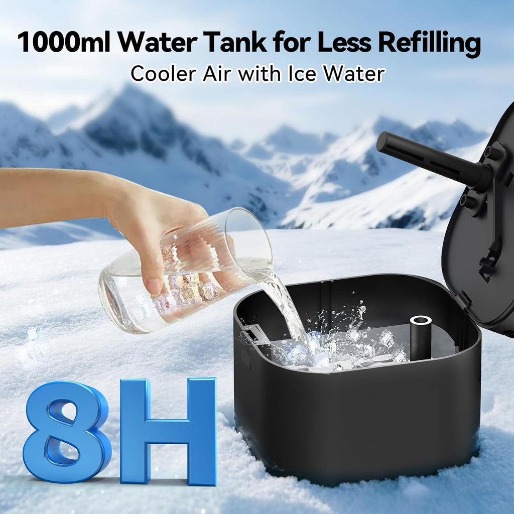 Portable Air Conditioners, 4-in-1 Mini Small Air Conditioner Evaporative Air Cooler Fan with 1000ml Water Tank