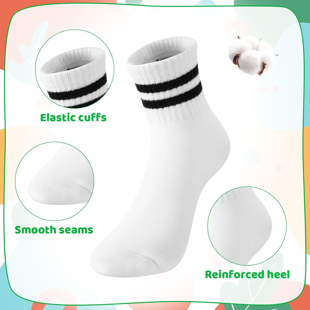 6/8/10 Pairs Boys Kids Novelty Crew Socks