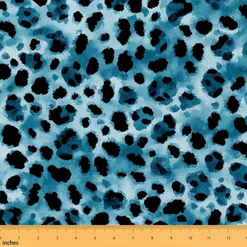 Cheetah Quilt Fabric By The Yard, Leopard Print Upholstery Fabric for Chairs, Wild Animal Safari Decorative Fabric