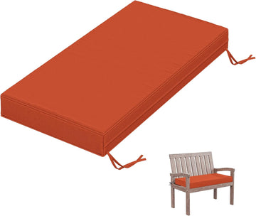 Outdoor Bench Cushion 36 X 18 X 3.5 Inch Thick Waterproof Patio Furniture Cushions, Patio Porch Swing Replacement