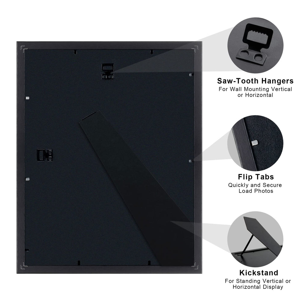 Diploma Frame with HD Glass, 11x14 Black, 1 Pack