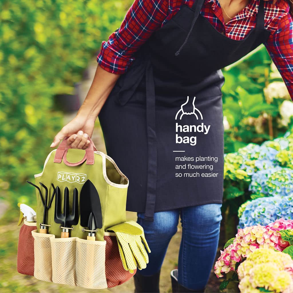 Heavy Duty Gardening Tools with Premium Handbag, Gardening Gifts for Women