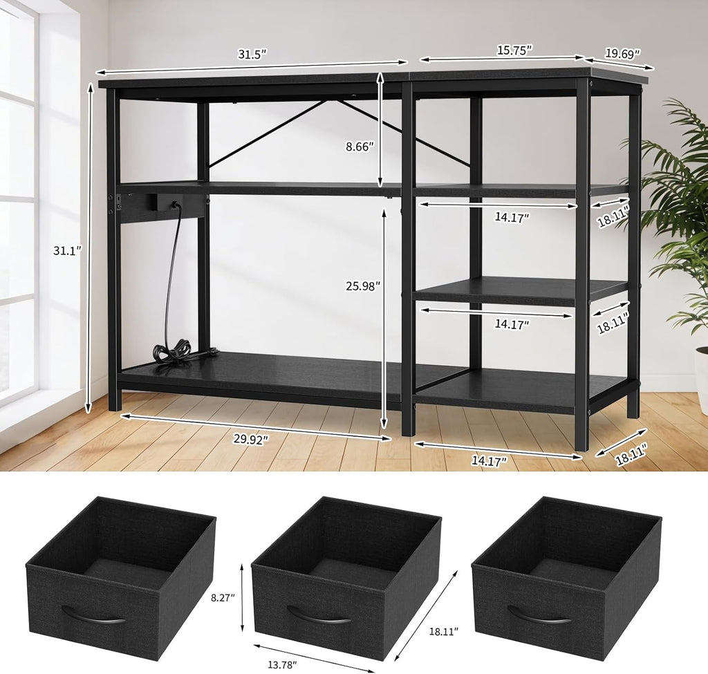 55-75 Gallon Aquarium Stand, Heavy Duty Fish Tank Stand