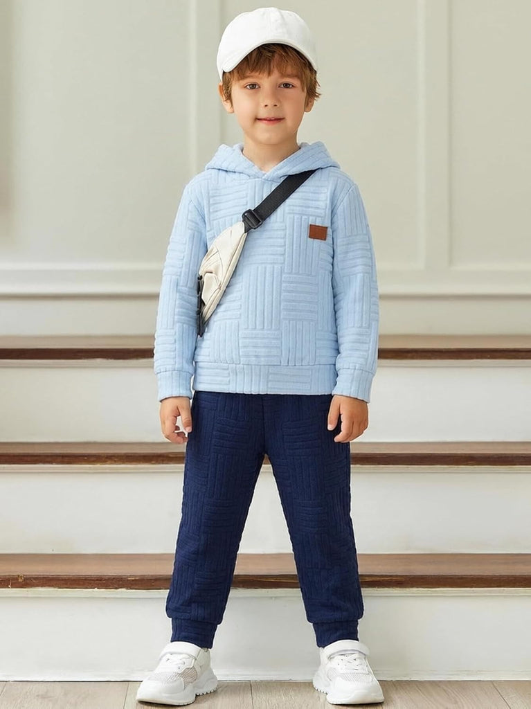 Toddler Boy Hoodie Clothe Long Sleeve Sweatshirt + Pants Set 2Pcs