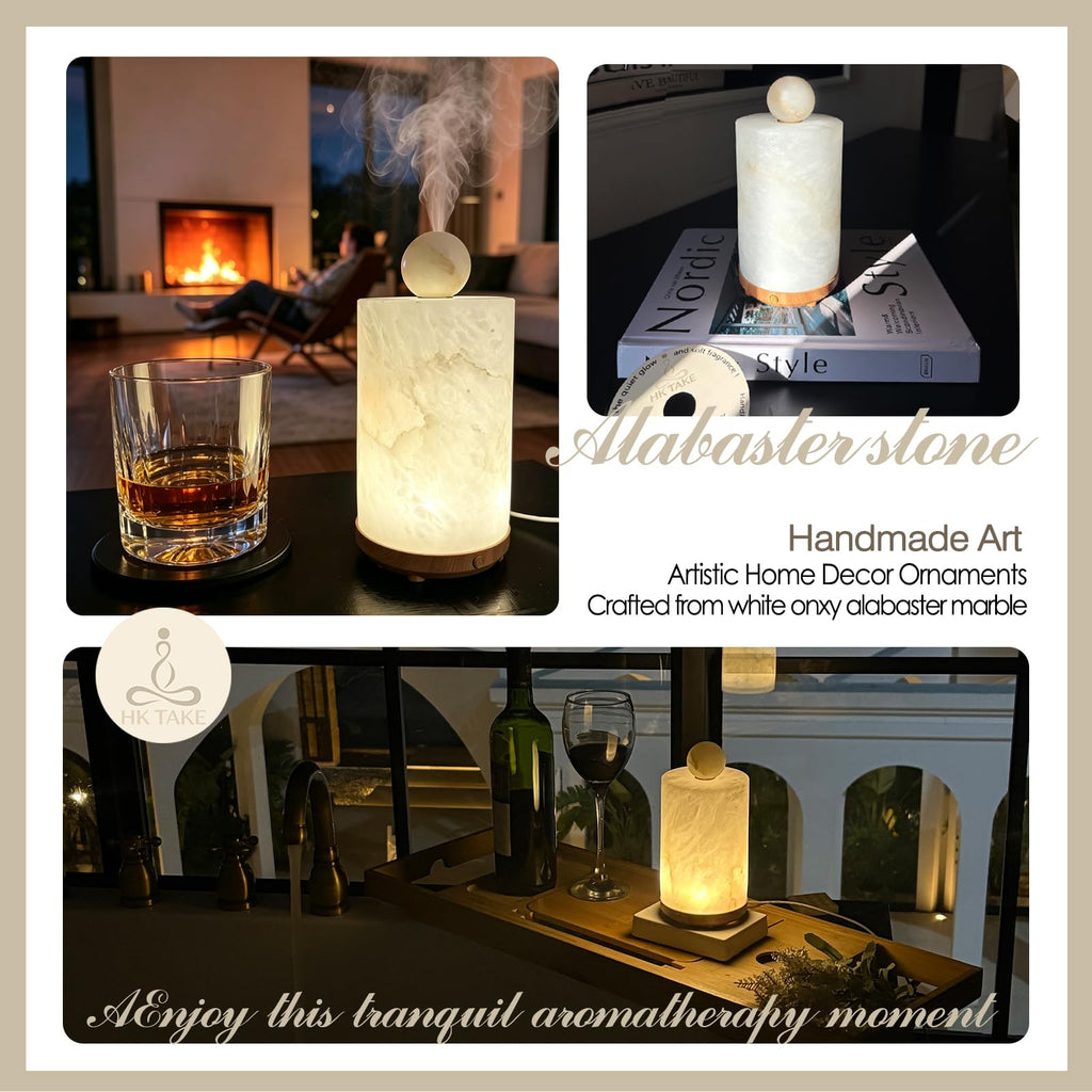 Stone Aromatherapy Essential Oil Diffuser Ultrasonic 100ml