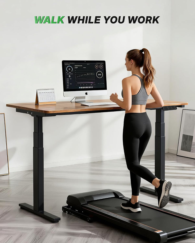 3-Stage Dual Motor Standing Desk Frame, 300 lb Capacity | Dual motors + 3-stage,300 lbs cap, Quiet heavy-duty for
