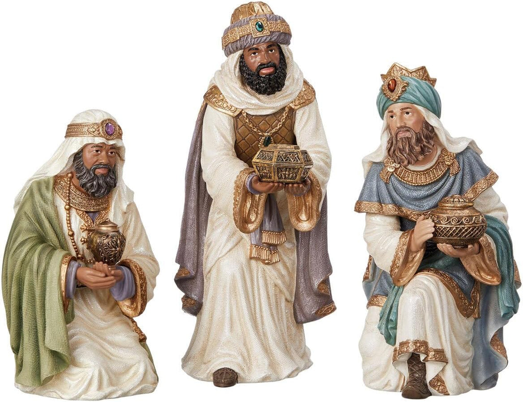 Hand-Painted Christmas Nativity 13-Piece Set