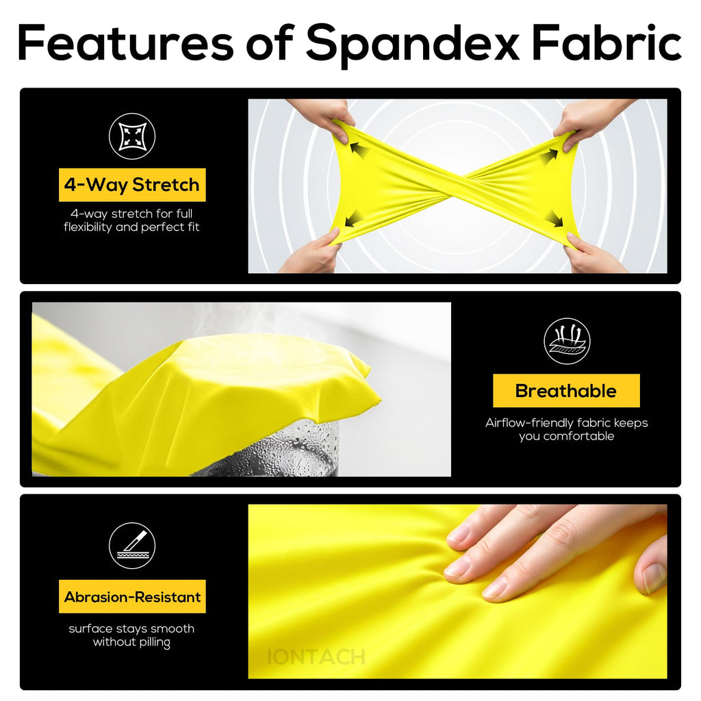 Neon Yellow Nylon Spandex Fabric 60 Inch X 2 Yards