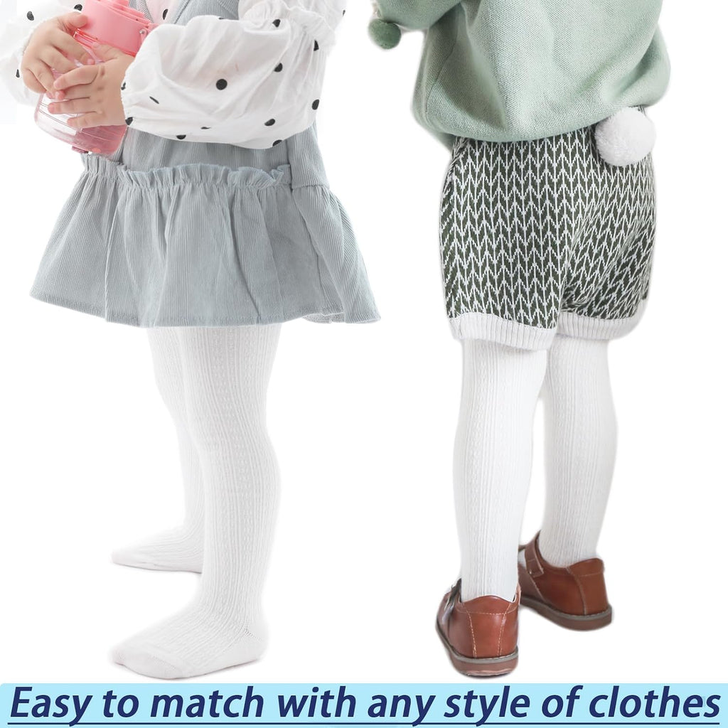 Baby Tights Cable Knit Leggings Seamless Cotton Stockings Pantyhose