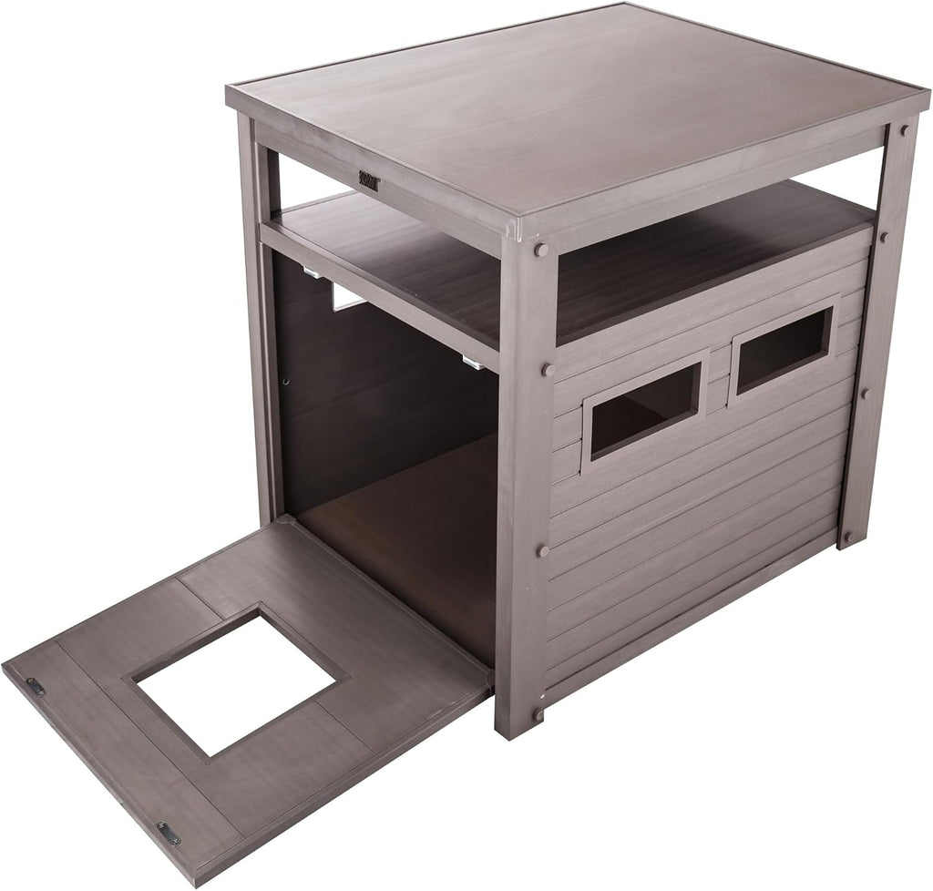 Litter Box Enclosure, Jumbo, Grey