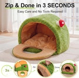 Cat Bed for Indoor Cats - Cute Cat Bed Cave