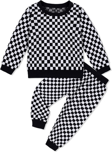 Toddler Boy Clothes Checkered Boy Outfits 1
