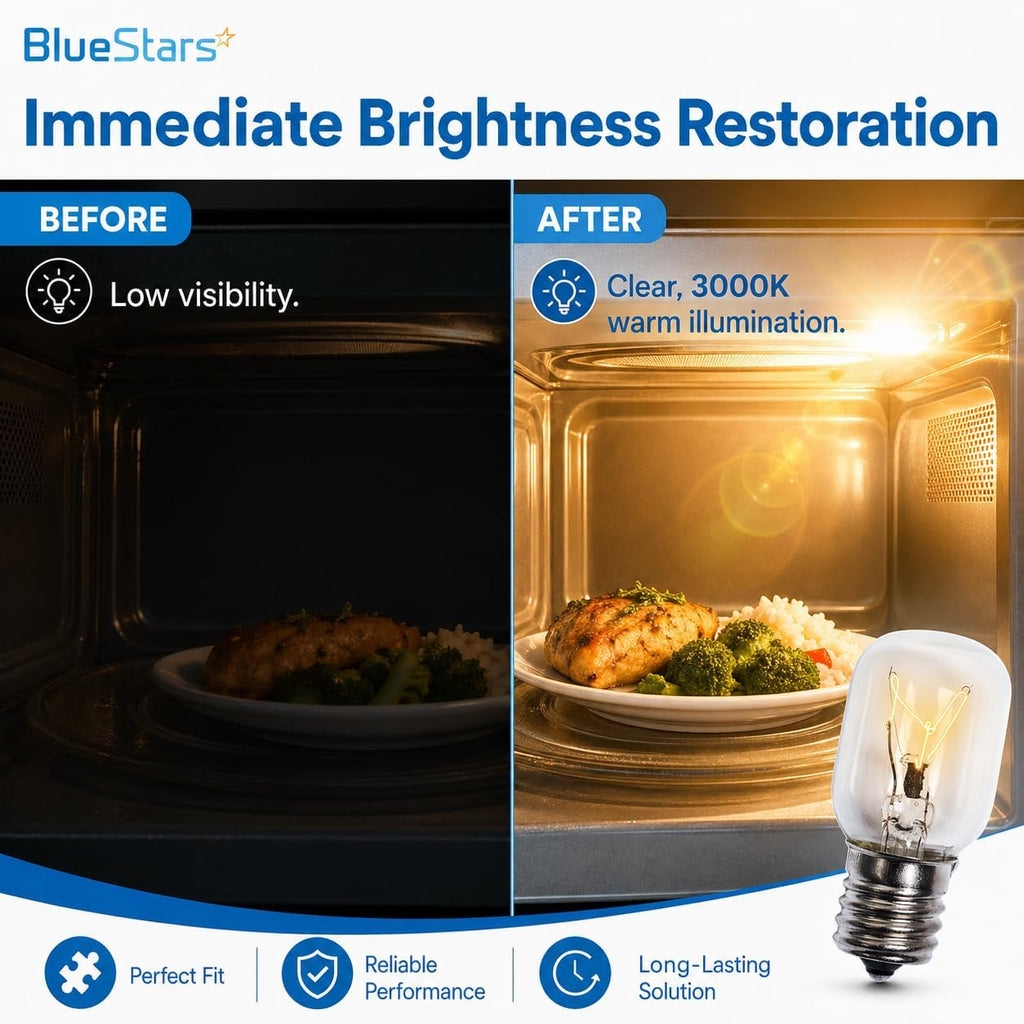 KEI 125V 40W Whirlpool Microwave Bulb E17 Base