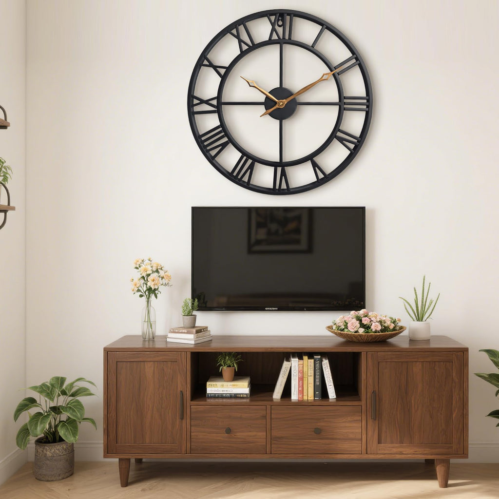 30 Inch Roman Numerals Large Wall Clocks Decor