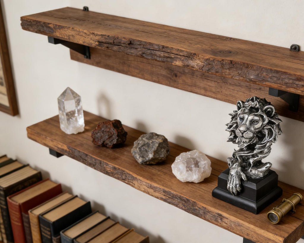 Lion Bust Sculpture with Matte Black Base 9 inch Metallic Silver, Abstract Design for Shelf Desk Office Decor, Gift