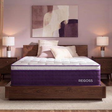 Soft Plush Queen Mattress 12 Inch Hybrid Mattress in a Box for Side Sleeper | Pocketed Springs and Gel Memory Foam