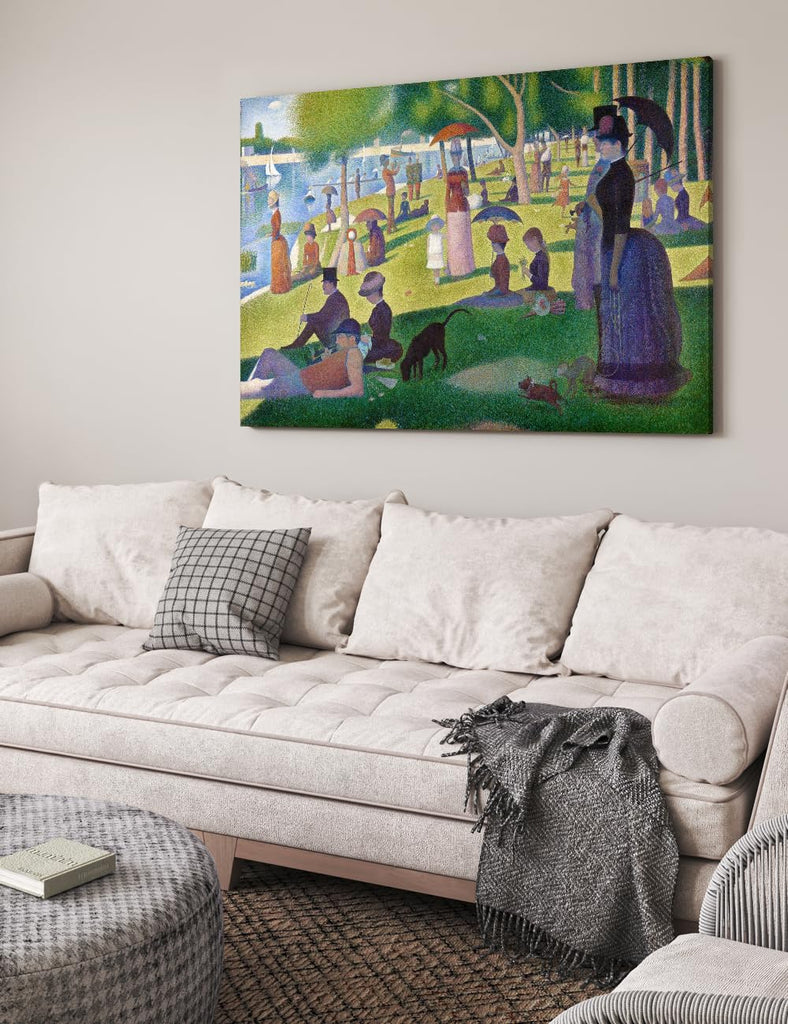 A Sunday on La Grande Jatte Canvas Art, Gallery Wrapped, 30x20