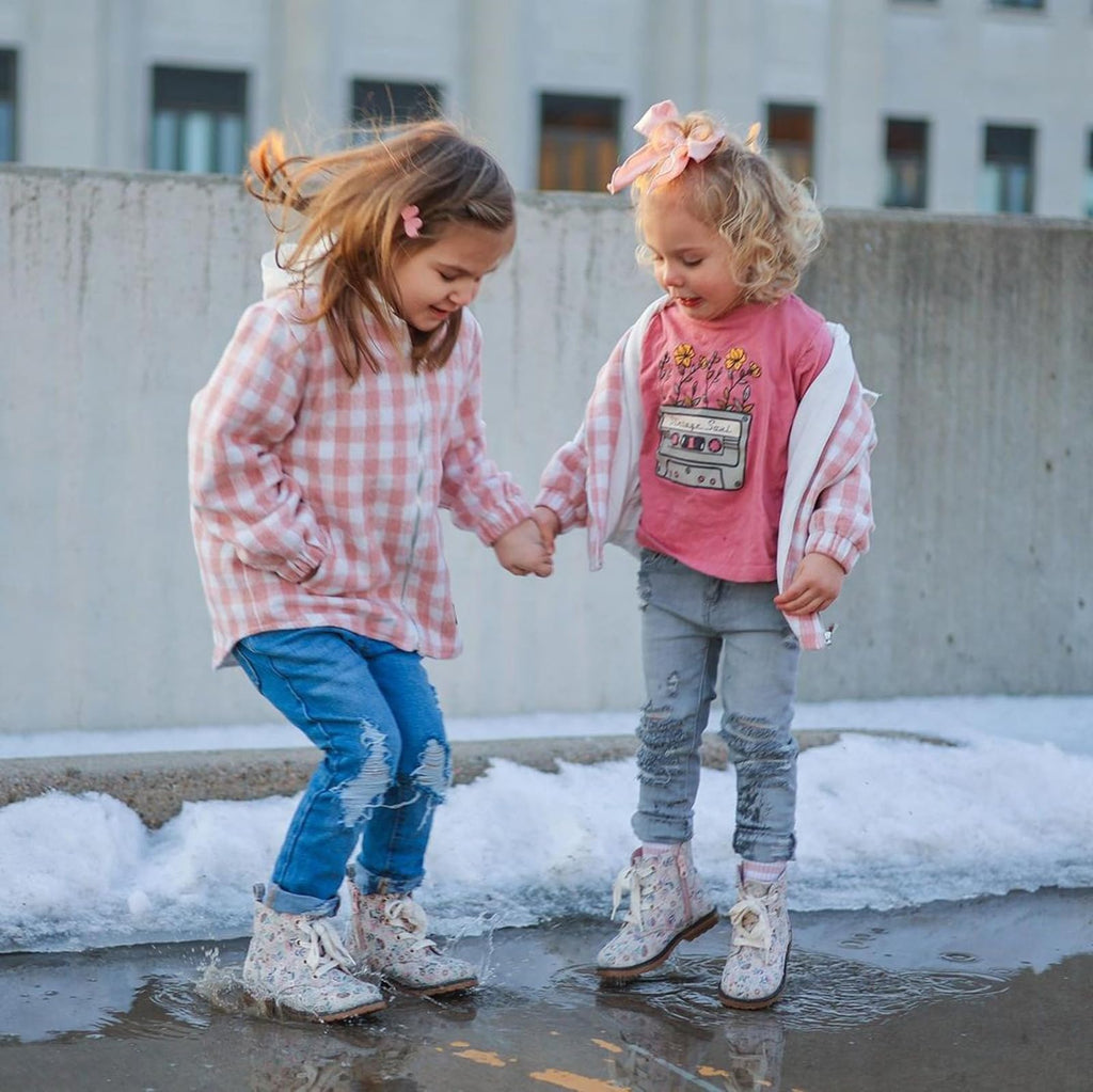 Toddler Baby Plaid Jacket Baby Boy GIrl Flannel Hoodies Zip Up Hooded Fall Winter Outerwear Coat