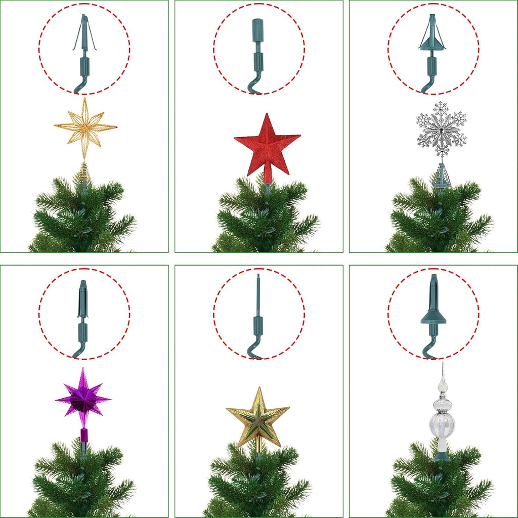 Christmas Tree Topper Holder Twist on Universal Tree Topper Stabilizer with Adjustable Attachment,Christmas Tree