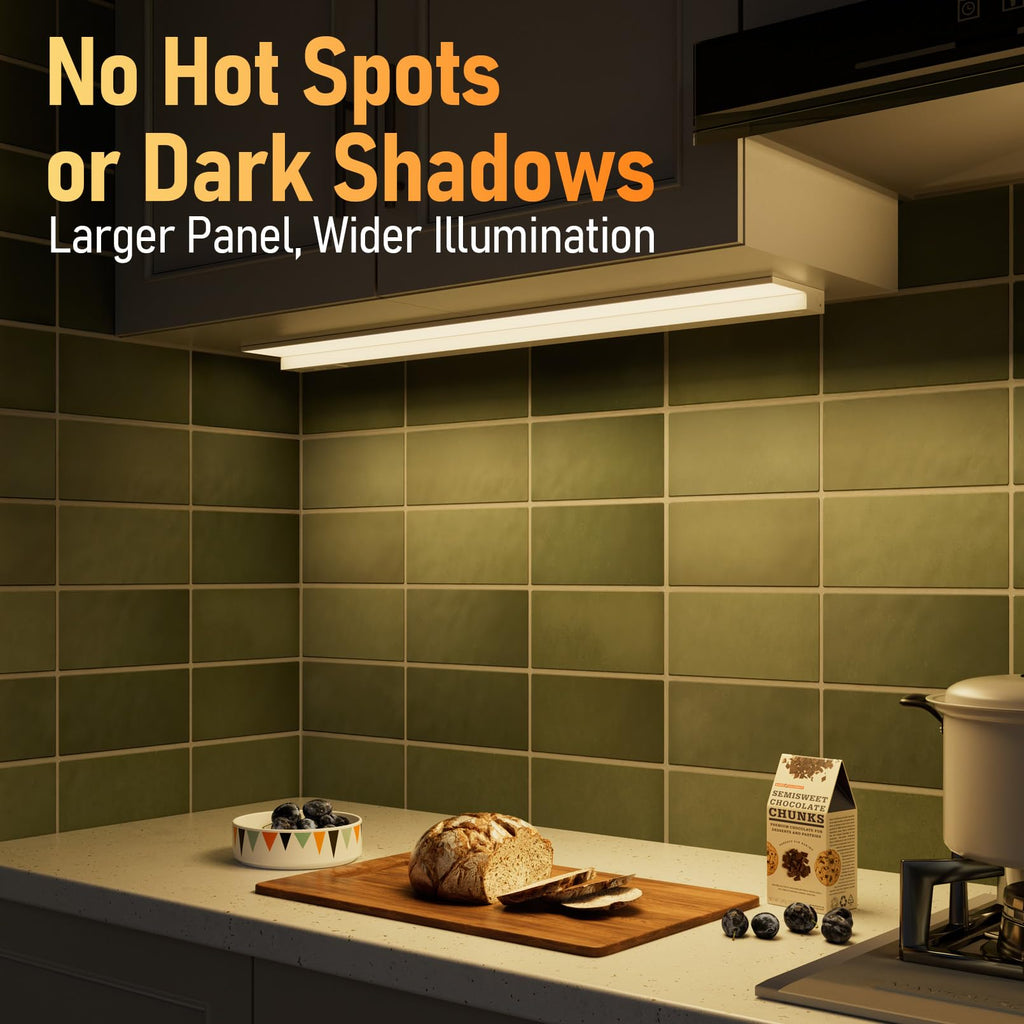 Ultra-Slim LED Under Cabinet Lighting Fits 36" Cabinets