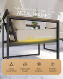 Aoxun Patio Furniture Set, 4 Piece Outdoor Patio Furniture with Thick Cushions