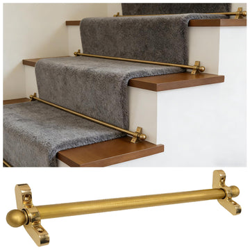 32" Stairs Carpet Rod for Runners of 16 pcs, for Carpets 0.5-0.75" Thick
