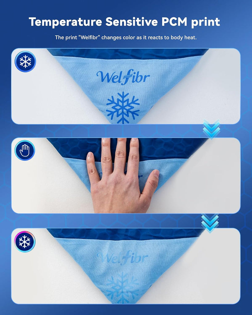 Cooling Blankets for Hot Sleepers PCM Technology Cold Comforter Q-Max >0.48 Summer Comforters Machine Washable Twin