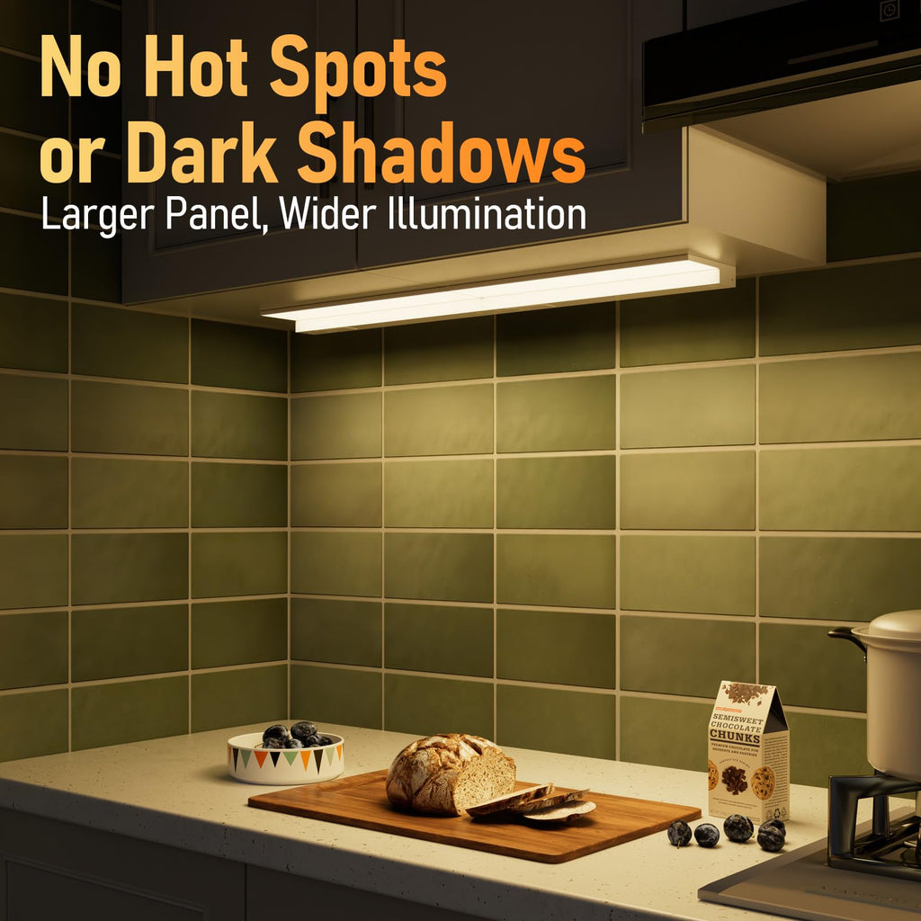 Ultra-Slim LED Under Cabinet Lighting Fits 18" Cabinets
