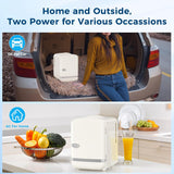 4L/6 Cans Compact Refrigerator,Portable Mini Fridge Skin Care,Cooler and Warmer for Bedroom,Car,Office & Dorm, Small