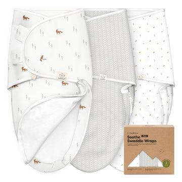 Swaddles with Zippers, 3pk Baby Swaddle (Forest, )
