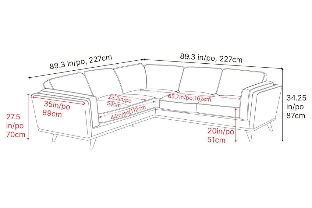 Artisan Full Leather Sofa - Pure Full Italian Nappa Leather Couch, Solid Wood Accent, Ultimate Comfort (Cognac