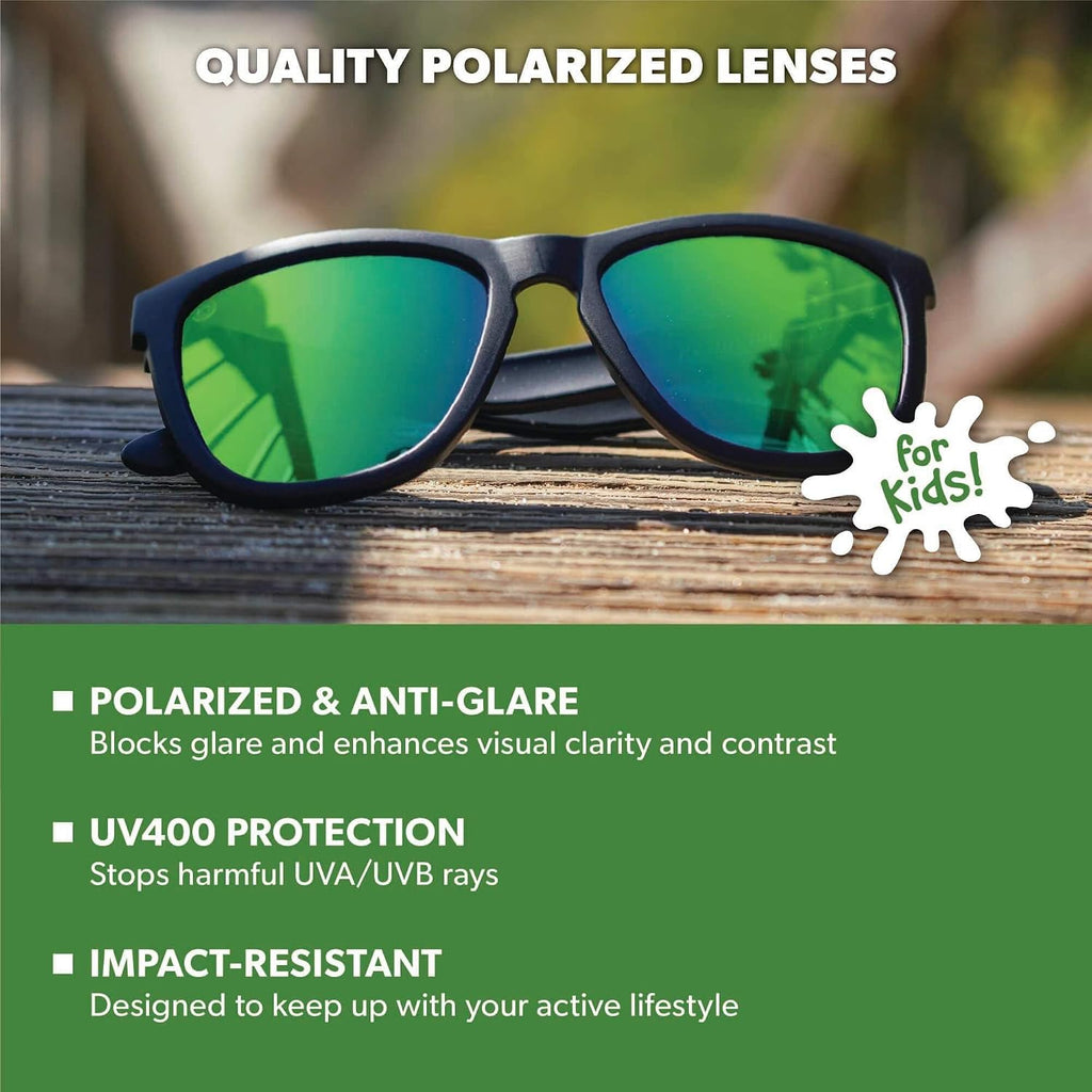 Kids Polarized Sunglasses - For Boys & Girls UV400 Protection