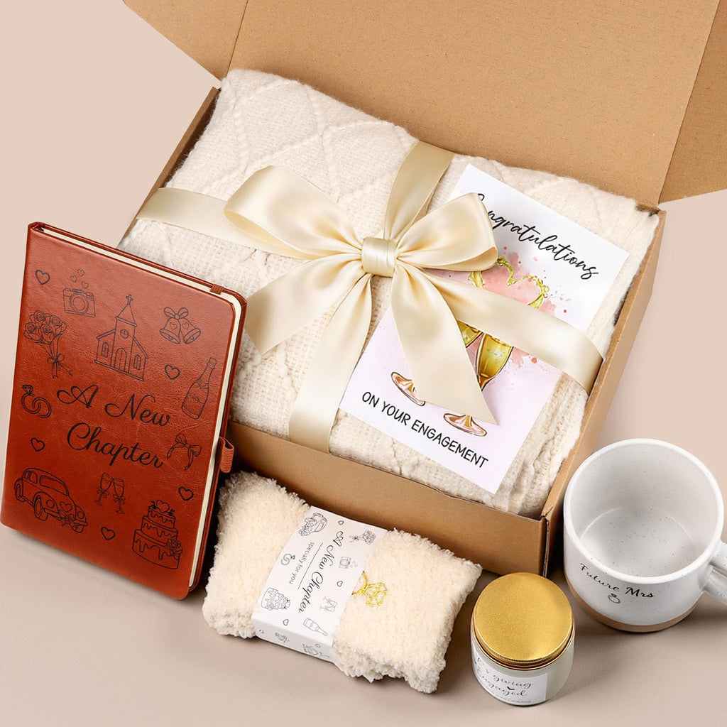 Engagement Gifts for Women, Bride to Be Gift Box, Future Mrs Mug, Newly Engaged Gifts for Best Friend, Engagement