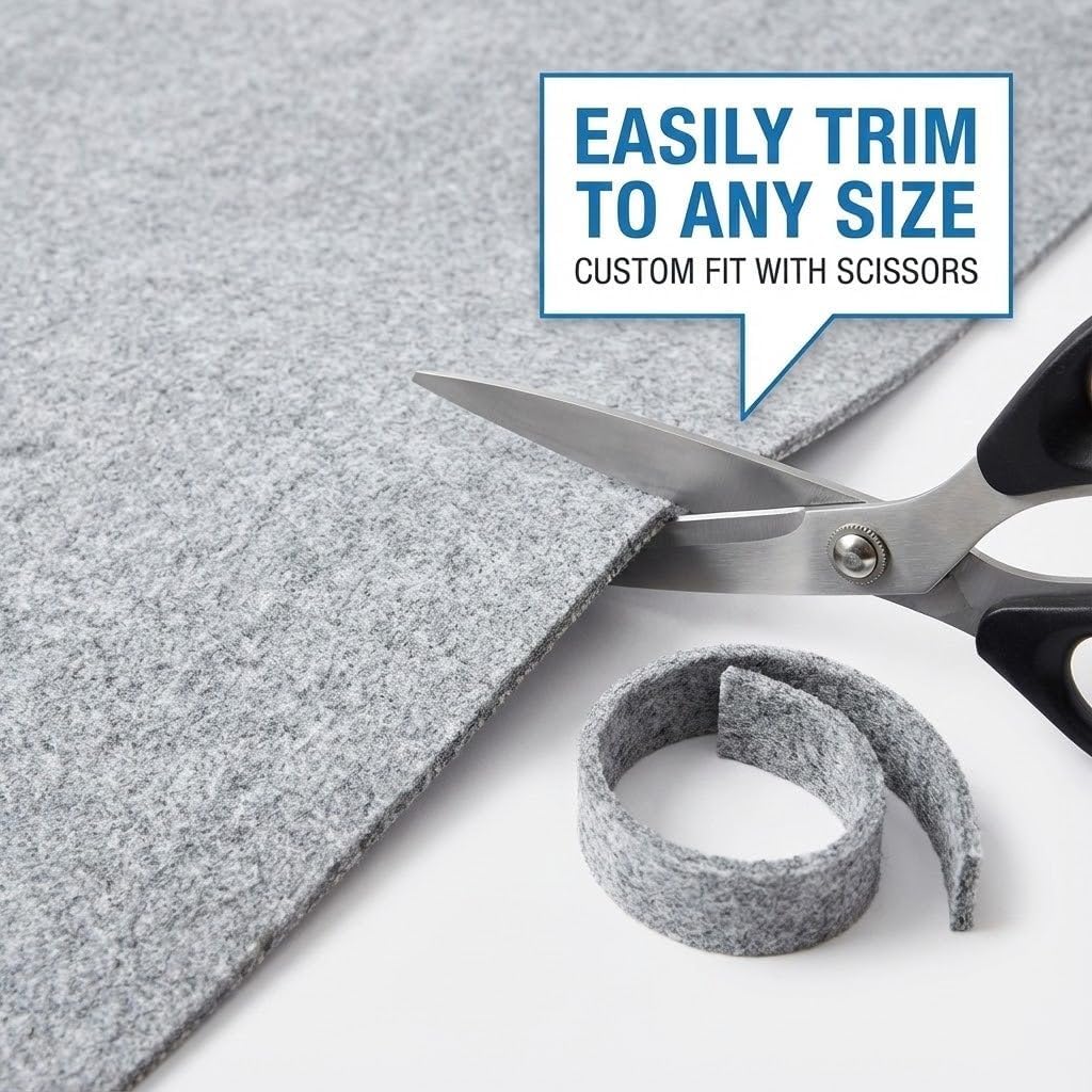 2' 6" x 11' 10" Runner Everyday Performance Rug Pad 1/4" Thick Felt & Non-Slip Backing Perfect for Any Flooring