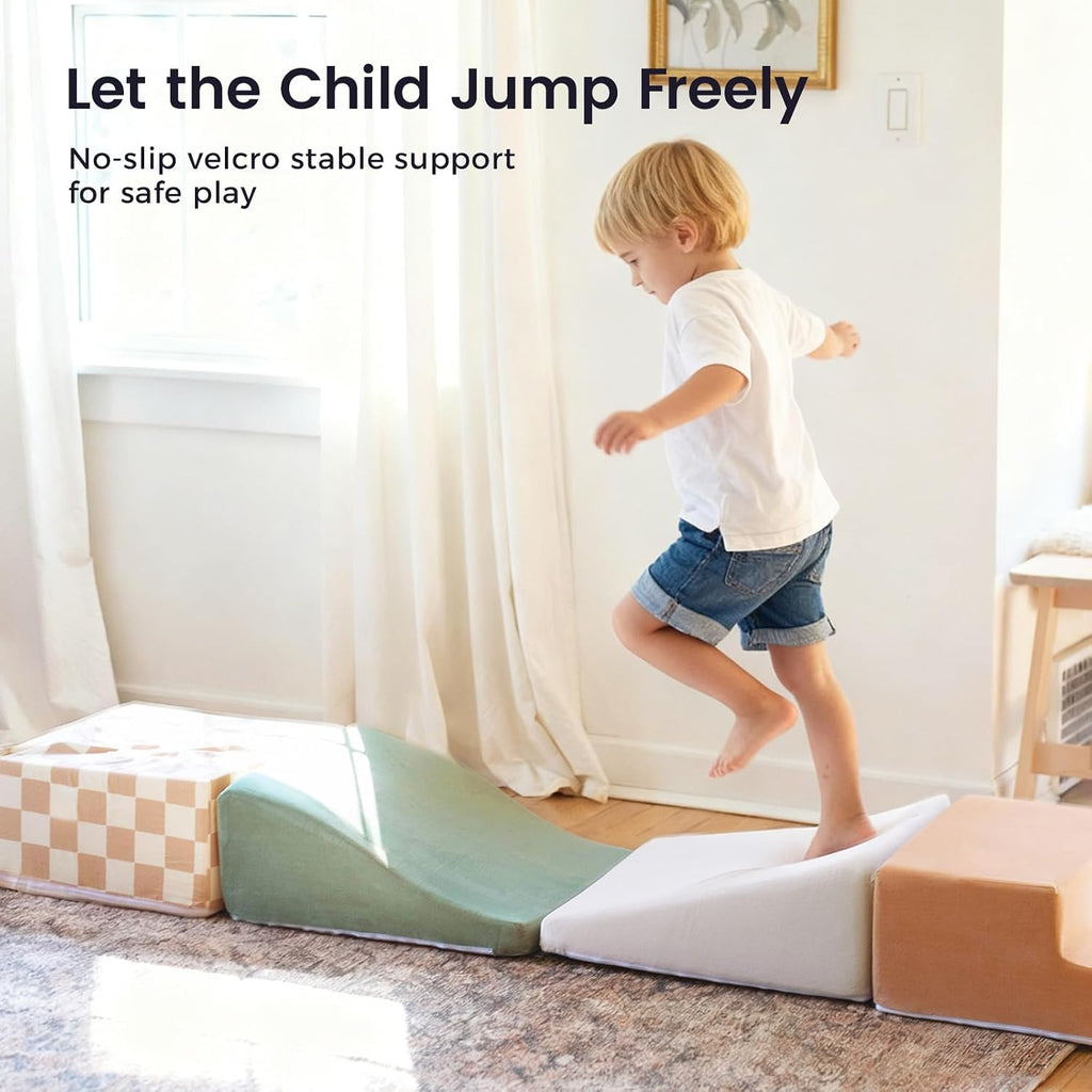Land Soft Foam Climbing Blocks for Toddlers, Piece Foam Blocks