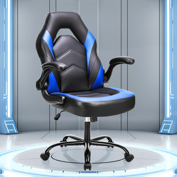 Computer Gaming Chair, Video Gamer Chairs, Comfy Lumbar Support
