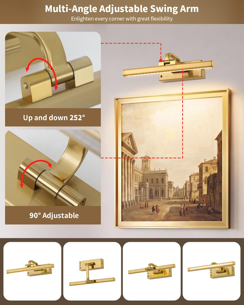 Battery Operated Picture Light for Wall, LED Art Light